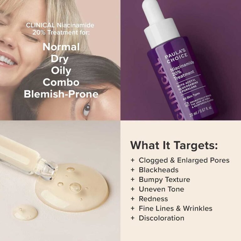 Paula's Choice Niacinamide 20% Treatment Serum Benefits