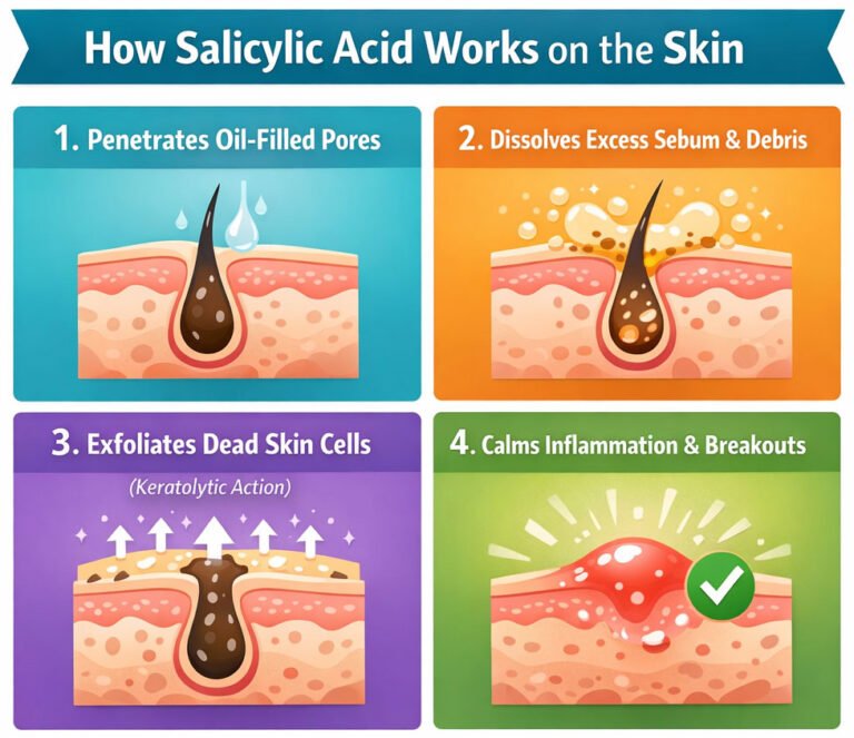 How Salicylic Acid Works on Skin