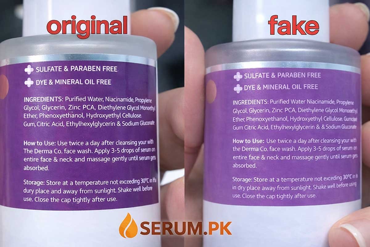 Spot the original vs fake product by it's built quality