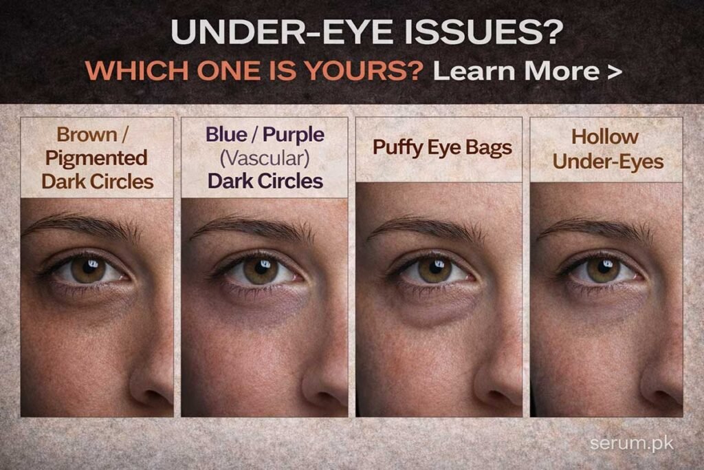 Under eye dark circles types and solutions